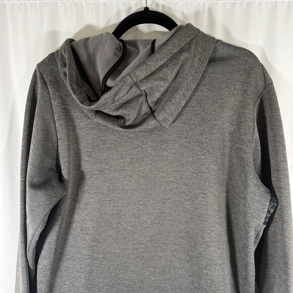 Nike Hoodie Men's Small Grey Dri Fit Fleece Lined Hooded Long Sleeve Pockets - Picture 10 of 11